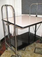 MOOIE PRACTICA INTREKBARE OPVOUWBARE TROLLEY, Huis en Inrichting, Tafels | Sidetables, VINTAGE ANNEES '50, Overige materialen