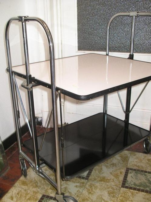 MOOIE PRACTICA INTREKBARE OPVOUWBARE TROLLEY, Huis en Inrichting, Tafels | Sidetables, Zo goed als nieuw, 50 tot 75 cm, 50 tot 100 cm