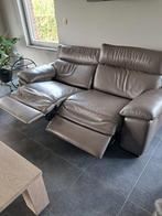 Salon: 2 zetels (2.5 zit), Huis en Inrichting, Zetels | Zetels, Ophalen, Gebruikt, Rechte bank, Leer