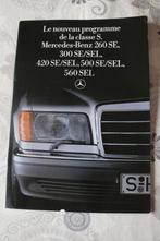 Dépliant Mercedes Benz 260SE/300SE/SEL/420+500SE/SEL/560SEL, Livres, Autos | Brochures & Magazines, Enlèvement ou Envoi, Comme neuf