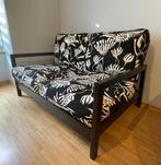 Canapé 2 places IKEA tissu/bois,noir, Maison & Meubles, 75 à 100 cm, Moins de 150 cm, Banc droit, Comme neuf