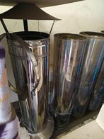 Dubbelwandige buizen inox 180/240, Doe-het-zelf en Bouw, Ophalen, Gebruikt, Inox