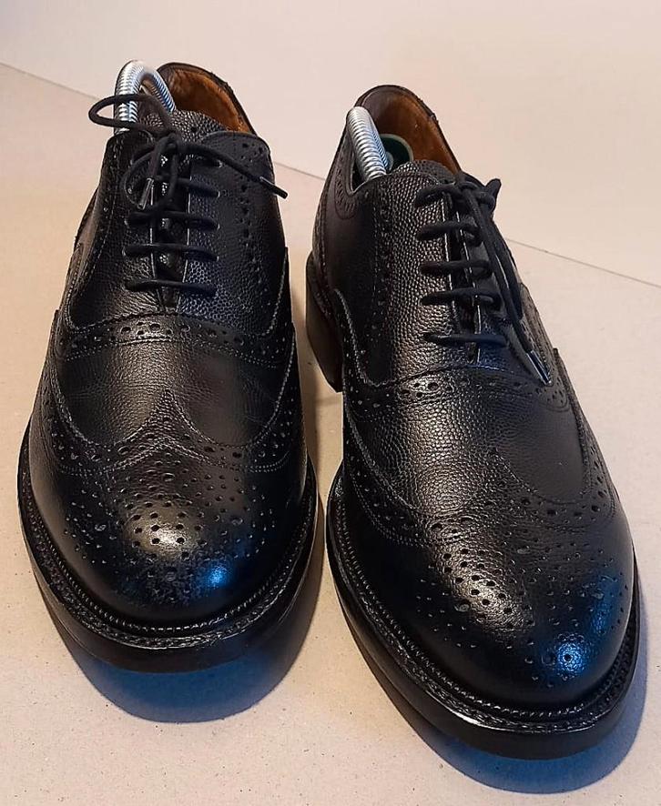 Van Bommel Brogues veterschoenen 9 1/2, Vêtements | Hommes, Chaussures, Comme neuf, Chaussures à lacets, Noir, Enlèvement ou Envoi