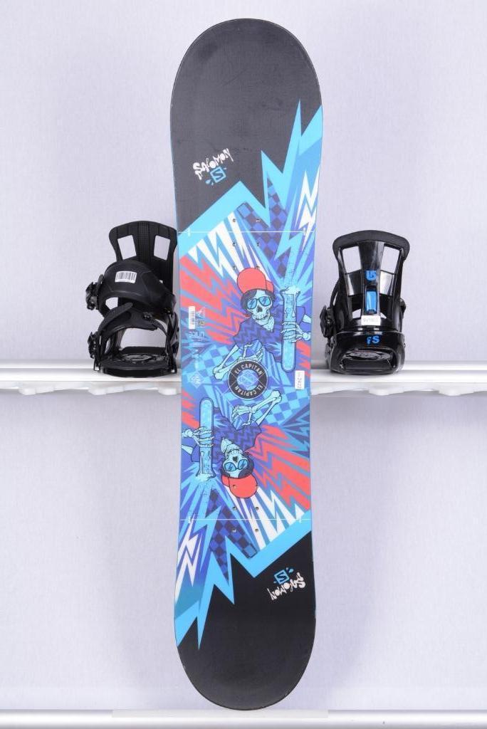 120 kinder snowboard SALOMON EL CAPITAN, ROCKER, Sport en Fitness, Snowboarden, Gebruikt, Board, Verzenden