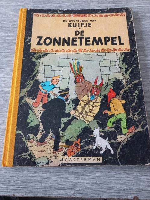 Kuifje - De zonnetempel 1954, Boeken, Stripverhalen, Ophalen of Verzenden