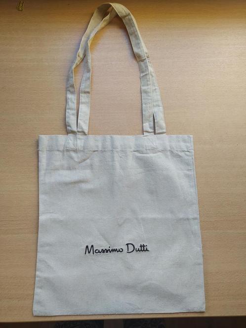 Linnen tas Massimo Dutti (Slechts 1 maal gebruikt), Handtassen en Accessoires, Tassen | Damestassen, Zo goed als nieuw, Ophalen of Verzenden