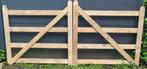 Landelijke houten poort 3 meter, Jardin & Terrasse, Portes de jardin, Bois, Enlèvement, 100 à 150 cm, 200 cm ou plus