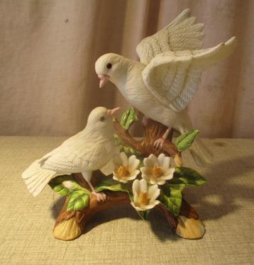 Prachtig Beeld - 2 vogels - Foreign - 15x9x17 beschikbaar voor biedingen