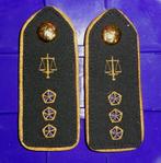 Passanten Krijgsauditoraat 1 paar 3DBGR, Verzamelen, Militaria | Algemeen, Verzenden, Rijkswacht, Embleem of Badge