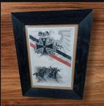 Duitse WO1 Imperial ingelijste print, Ophalen