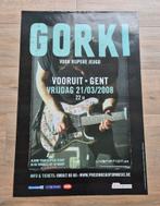 Concert poster Gorki 2008 Vooruit Gent, Ophalen of Verzenden, Zo goed als nieuw