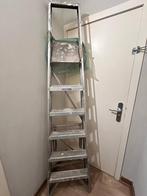 Aluminium schilderladder / trapladder 215 cm, Ophalen, Ladder