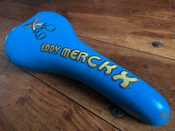 Eddy Merckx zadel Selle Italia vintage, geborduurd logo beschikbaar voor biedingen