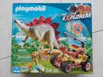 Playmobil 9432 dino stegosaurus met auto, Kinderen en Baby's, Speelgoed | Playmobil, Nieuw, Ophalen of Verzenden