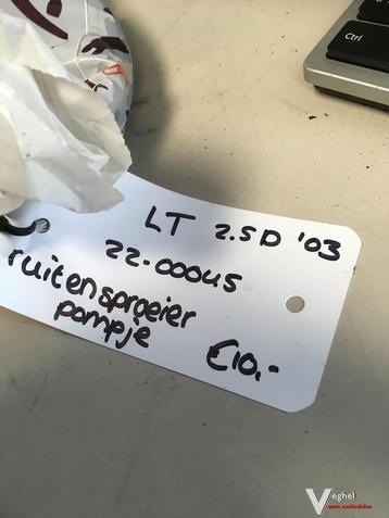 vw LT '03 2.5 TD ruitensproeierpompje beschikbaar voor biedingen