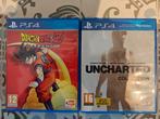 PS4 - games / Dragonball Z Kakarot & Uncharted Nathan Drake, Games en Spelcomputers, Ophalen of Verzenden, Zo goed als nieuw