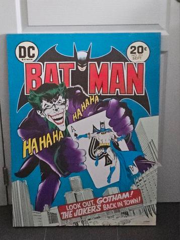 Batman poster op canvas (60cm x 80cm), Rectangulaire vertical, A1 jusqu'à A3, Enlèvement, Utilisé