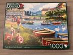 puzzle Le lac à bateaux Falcón 1000e (no.1824a), Enlèvement ou Envoi, 500 à 1500 pièces, Comme neuf, Puzzle