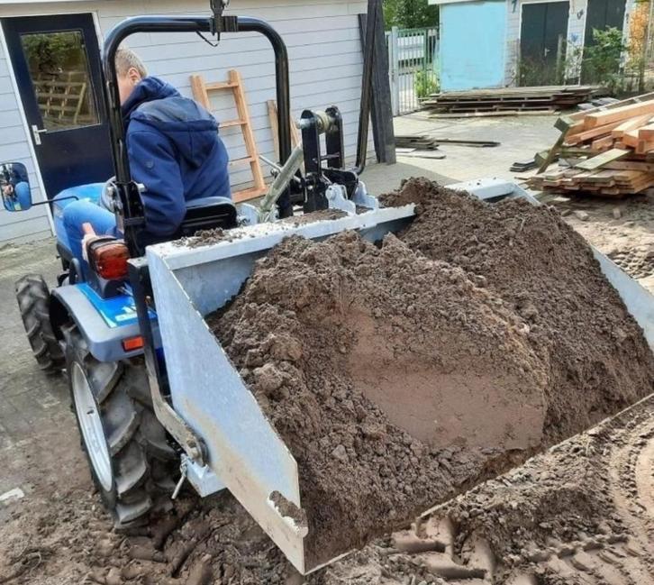 Achterlader systeem voor minitractor Kubota, Iseki Solis e.d, Dieren en Toebehoren, Stalling en Weidegang, Accessoires
