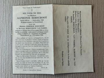 Himschoot Alphonse krijgsgevangene 1940 beschikbaar voor biedingen