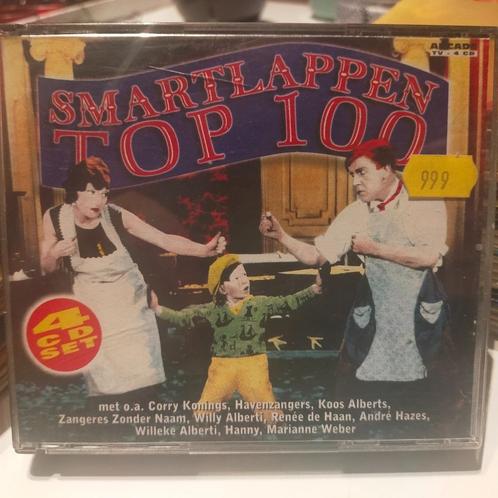 Lot de 4 CD Smartlappen Top 100 de la musique de soirée Schl, CD & DVD, CD | Compilations, En néerlandais, Coffret, Enlèvement ou Envoi