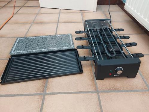 Domo DO9189G - DE STEEN IS NIEUW/DE 8 SPATELS ONTBREKEN, Elektronische apparatuur, Gourmetstellen, Gebruikt, 8 personen of meer