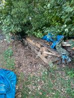 Eiken houten Balken, Doe-het-zelf en Bouw, Hout en Planken, Ophalen, Eiken