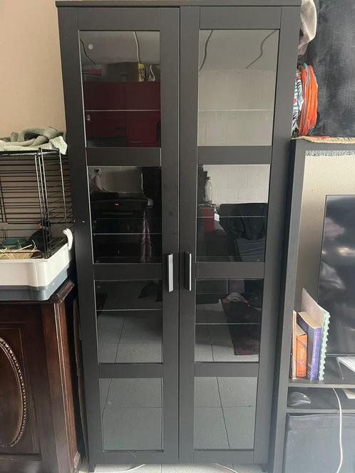 Vitrinekast IKEA, Huis en Inrichting, Kasten | Vitrinekasten, Zo goed als nieuw, Ophalen