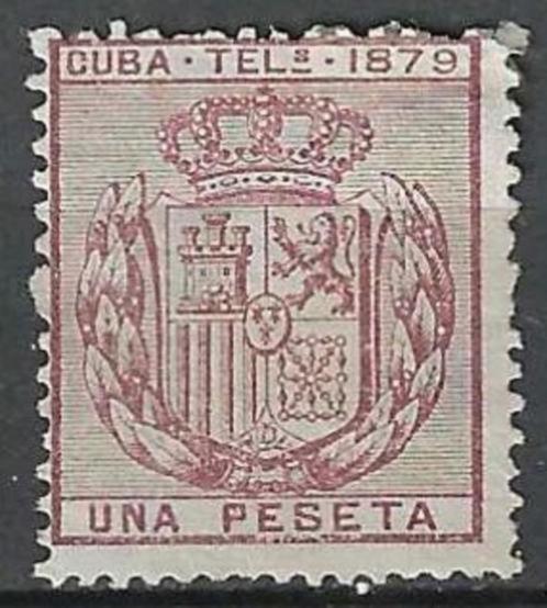 Cuba 1879 - Yvert 45Tele - Telegramzegel 1 p. (ZG), Postzegels en Munten, Postzegels | Amerika, Postfris, Verzenden