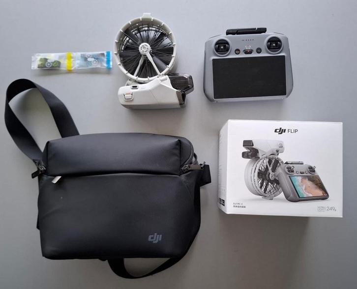 Drone DJI Flip + RC2 Smart Controller, Audio, Tv en Foto, Drones, Gebruikt, Drone met camera, Ophalen
