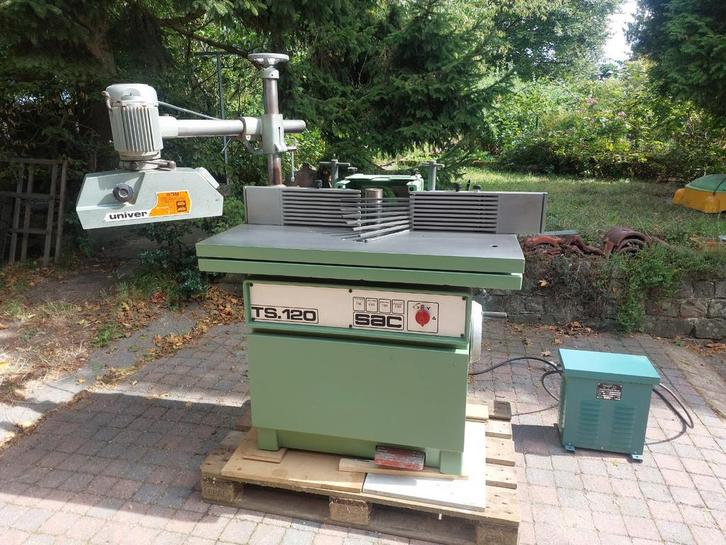 sac Ts120 toupie lourde - chariot a tenonner et guide Aigner, Doe-het-zelf en Bouw, Gereedschap | Freesmachines, Gebruikt, Ophalen