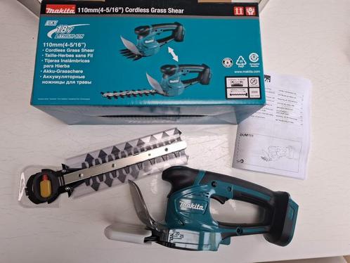 Nieuw. Makita DUM111ZX 18V Li-ion accu gras- en heggenschaar, Jardin & Terrasse, Taille-haies, Neuf, Batterie, Enlèvement ou Envoi