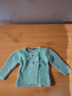 Vestje Bel&Bo muntgroen met glitterdraad maat 68, Ophalen of Verzenden, Zo goed als nieuw, Bel & Bo, Truitje of Vestje