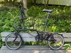 Zwarte Brompton M6L in zéér goede staat, Ophalen, Brompton, 16 tot 18 inch, Versnellingen