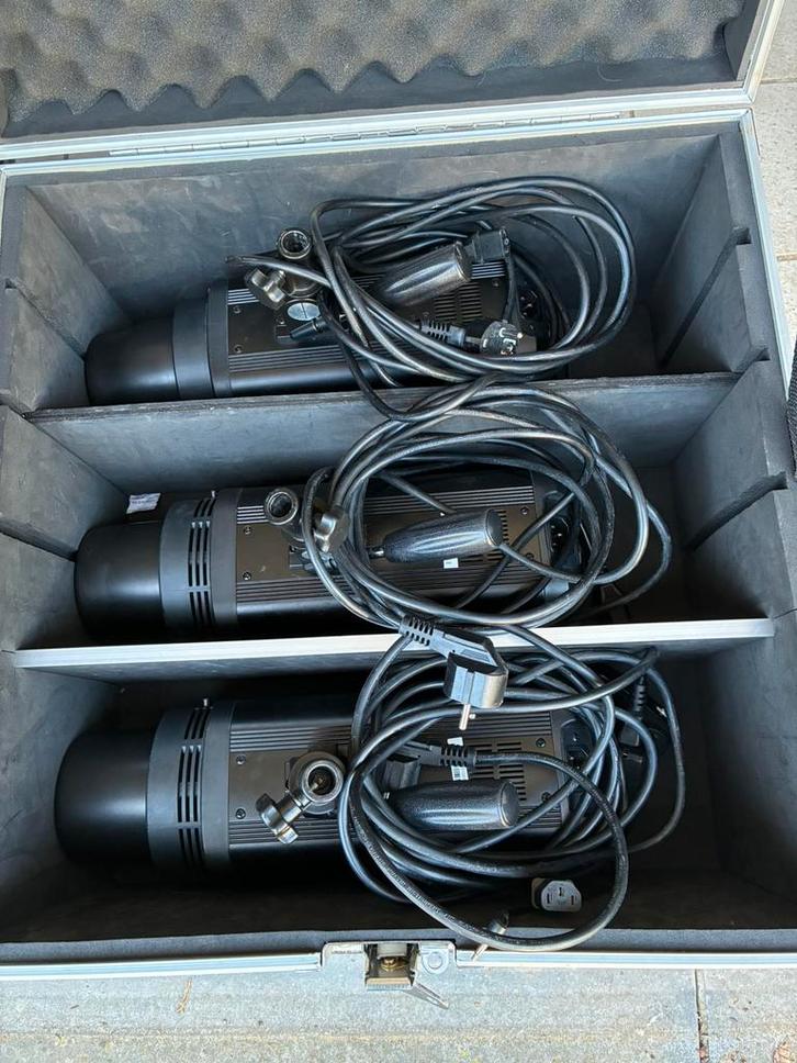 Jinbei Millennia II set (3x MII-600), Audio, Tv en Foto, Foto | Flitsers, Gebruikt, Overige merken, Ophalen