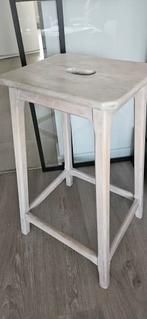 Ancien tabouret haut d' école, Enlèvement, Utilisé, Bois