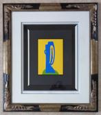 MICHEL HUSS / L' AFRICAINE / KLEURZEEFDRUK / 85x75cm / KADER, Antiek en Kunst, Ophalen