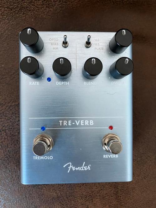 Fender Tre-Verb, Muziek en Instrumenten, Effecten, Zo goed als nieuw, Reverb, Ophalen of Verzenden
