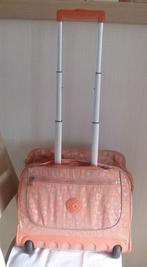 Kipling Trolley koraal en zilver + aap, Gebruikt, Aktetas of Boekentas, Roze, 30 tot 40 cm