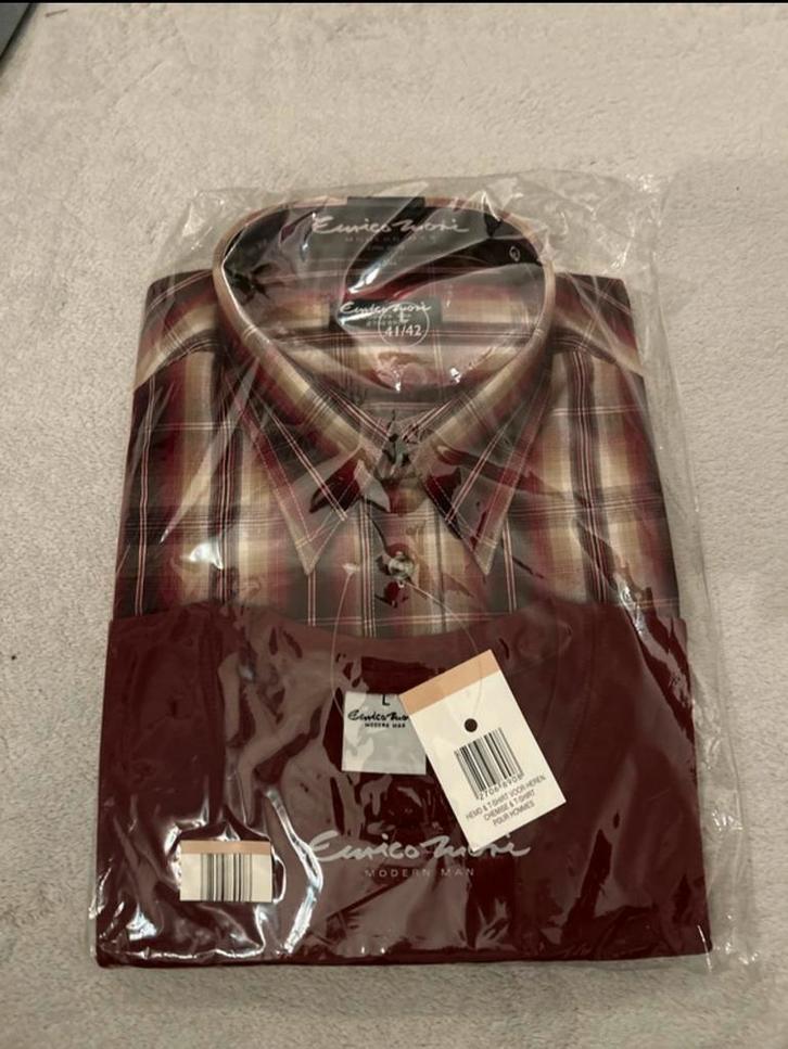 Enrico Mori overhemd en tshirt, Kleding | Heren, Overhemden, Nieuw, Ophalen of Verzenden