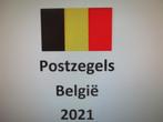 Postzegels België 2021, Affranchi, Envoi, Oblitéré