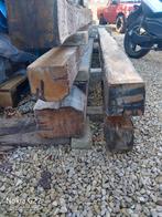 Eiken balken uit afbraak., Ophalen, Gebruikt, 25 tot 50 mm, Eiken