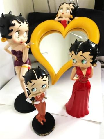 Betty Boop beelden met spiegel  beschikbaar voor biedingen