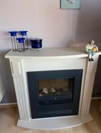 Cheminée decorative avec chauffage, Huis en Inrichting, Haarden, Ophalen, Zo goed als nieuw, Vrijstaande haard, Elektrische haard