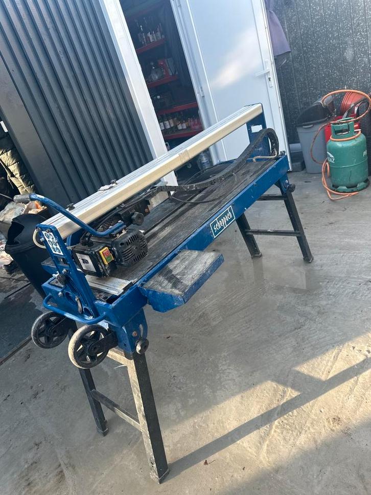 découpeuse à carrelage à eau – excellent état, Doe-het-zelf en Bouw, Werkbanken, Gebruikt, Ophalen