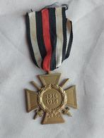 Ancienne médaille d'honneur ww1 combattants 1914-1918, Ophalen of Verzenden, Landmacht, Lintje, Medaille of Wings