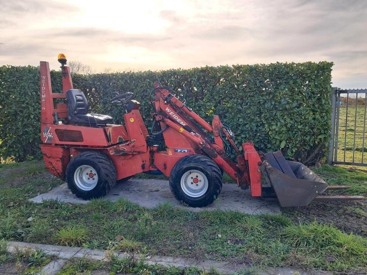 Mini shovel Weidemann 1025 / MARGE / loader / Perkins, Zakelijke goederen, Machines en Bouw | Overig, Ophalen