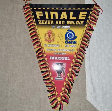 Wimpel  KV MECHELEN -KRC GENK 2009 beschikbaar voor biedingen