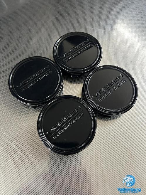 ORIGINELE Vossen naafkap naafdop set zwart 5x120 velgen, Auto diversen, Wieldoppen, Nieuw, Verzenden