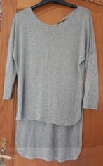 Top/tunique - gris argenté à paillettes - taille S/M, Comme neuf, Taille 36 (S), Envoi, Gris